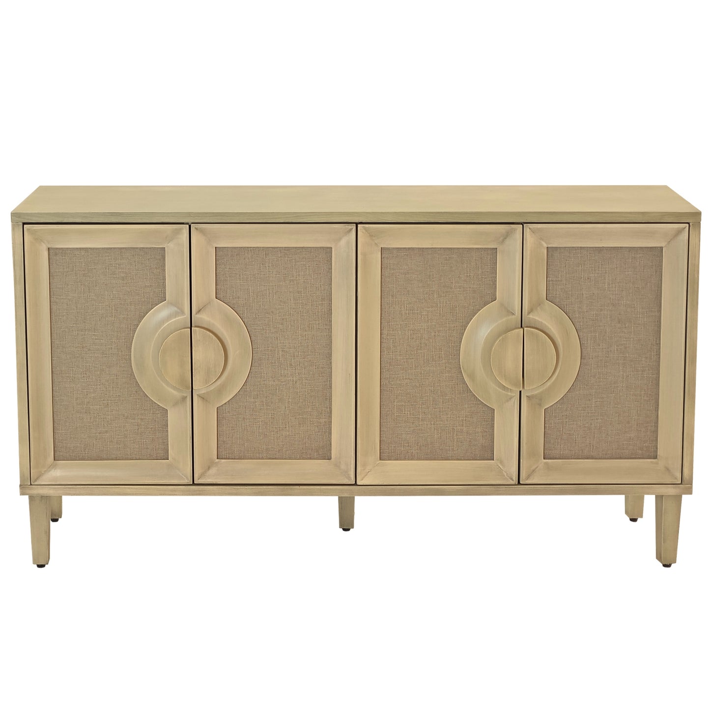 Loni Vintage 4-Door Cabinet