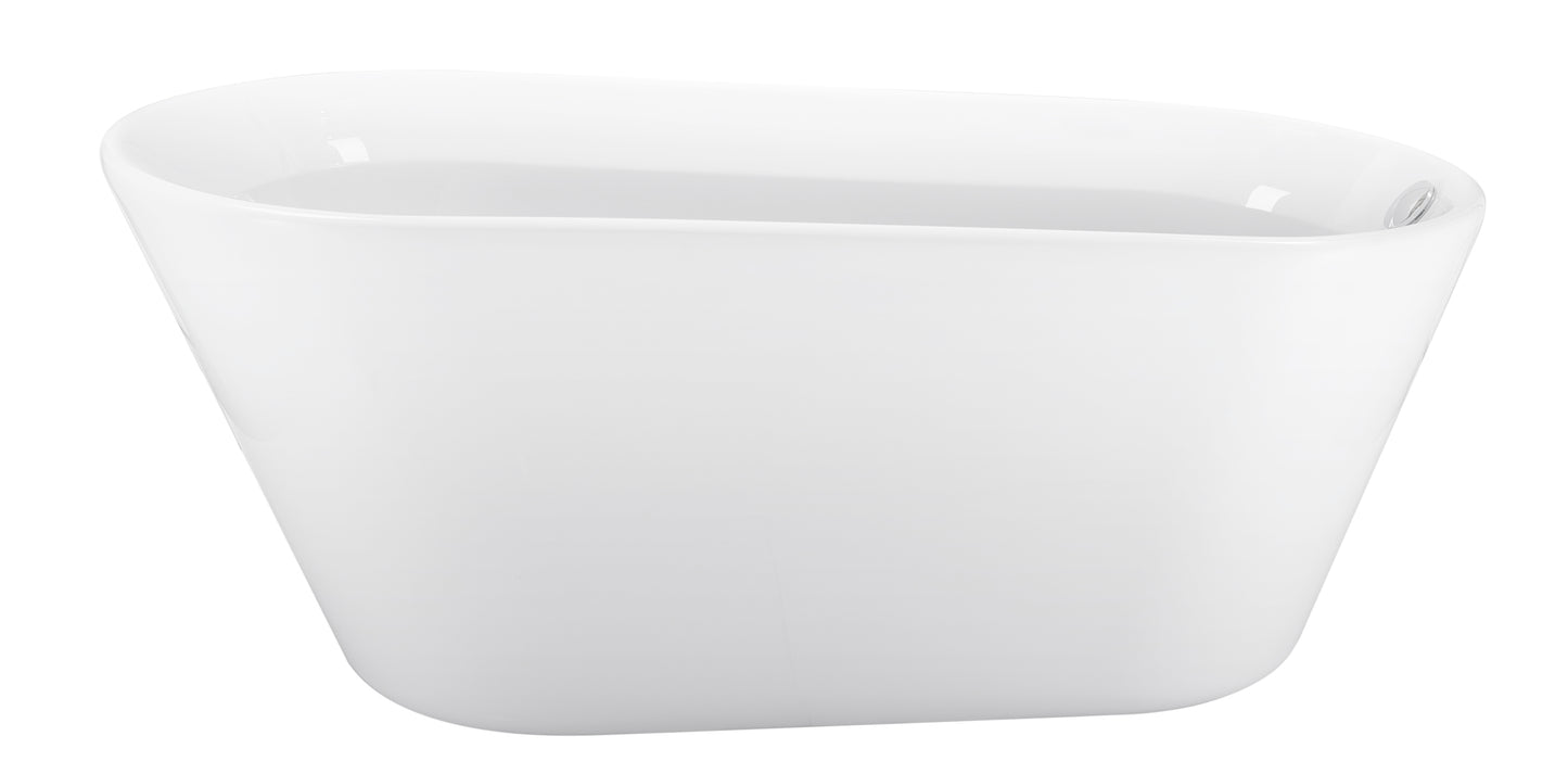 Omex 69"  Acrylic Freestanding Soaking Bathtub  - White