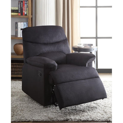 Arcadia Woven Fabric Recliner - Black