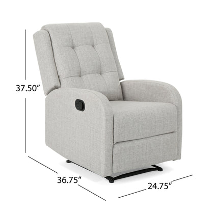 Flora Manual Recliner Chair - Beige