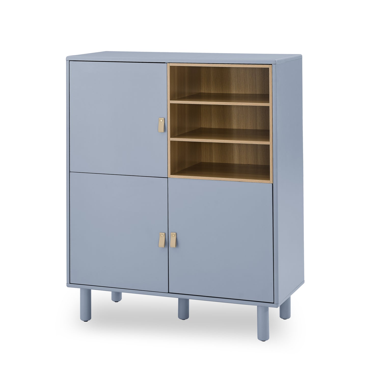 Giga Storage Wooden Cabinet - Blue