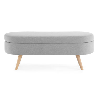 Amari Ottoman Storage Benches - Gray