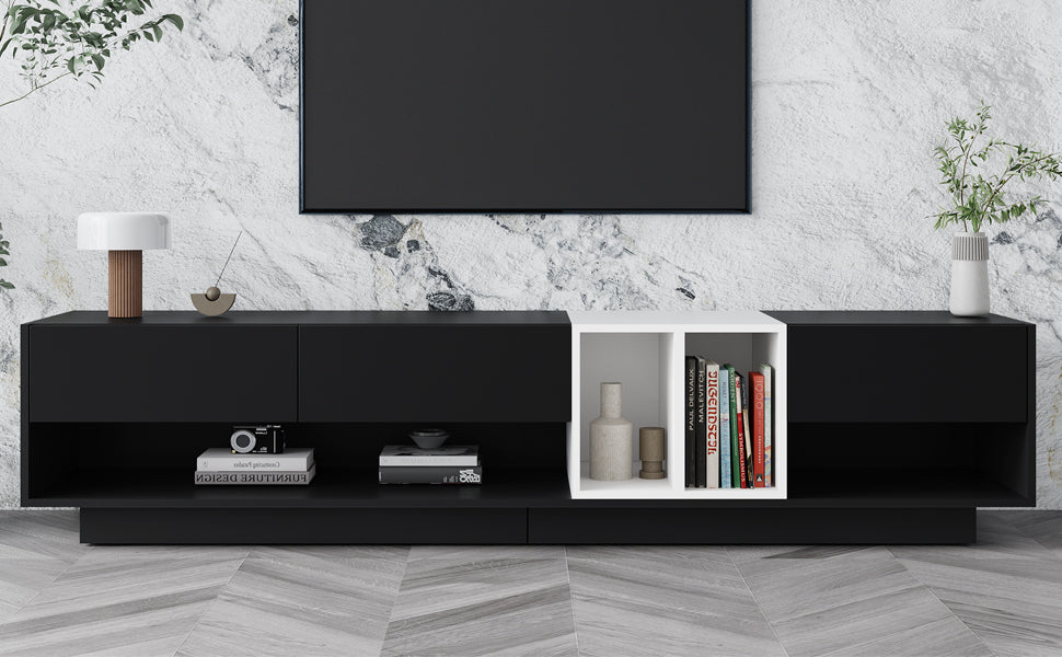 Moka Sleek TV Stand - Black