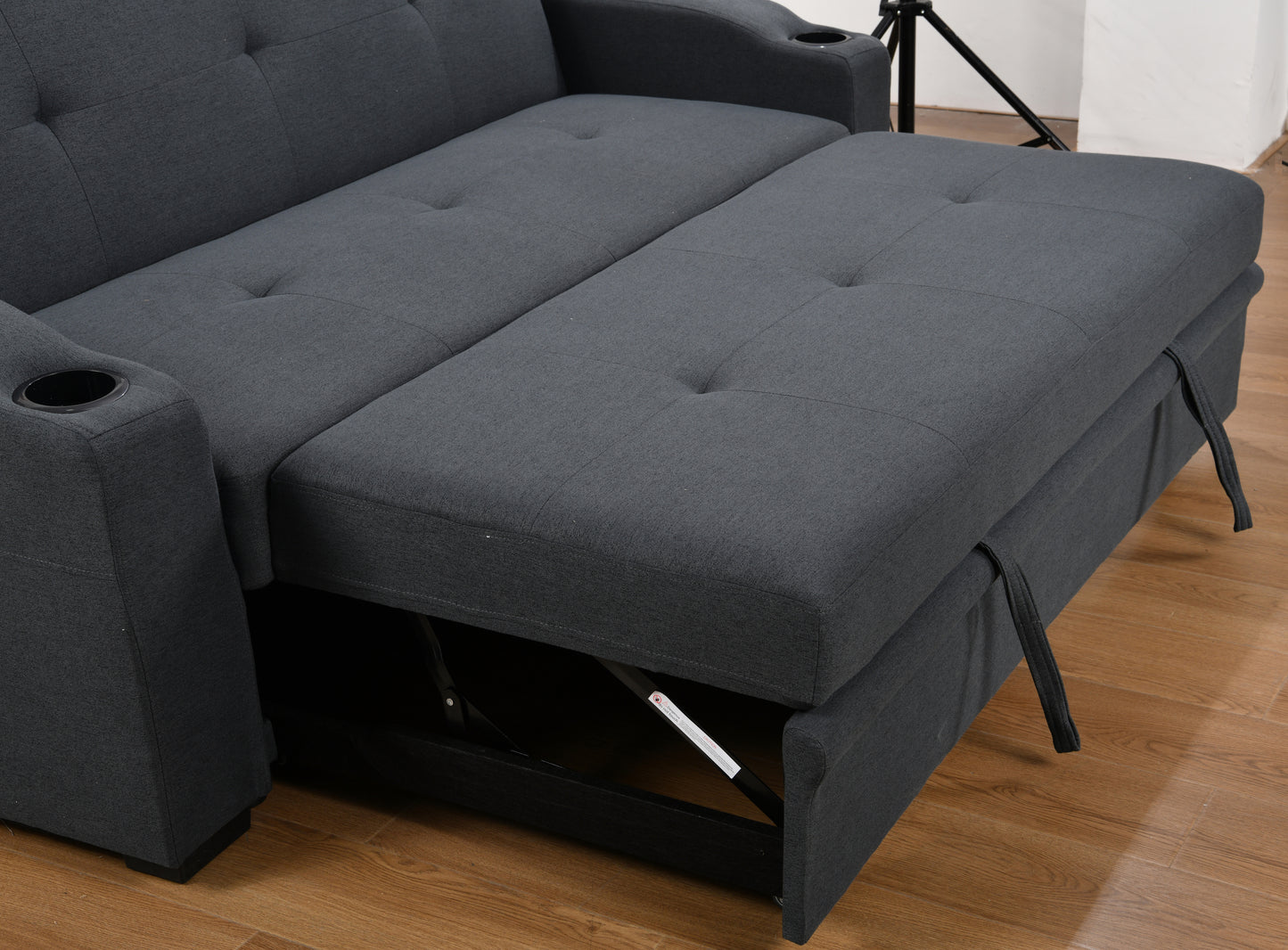 Tazz Pull-Out Sleeper Sofa - Dark Blue