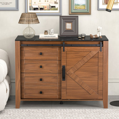 Otis Storage Cabinet - Brown