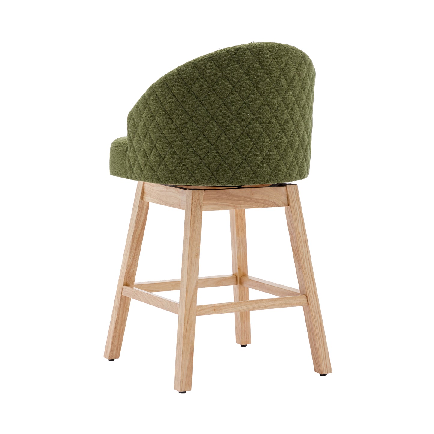 COOLMORE Bar Stools - Green Set of 2