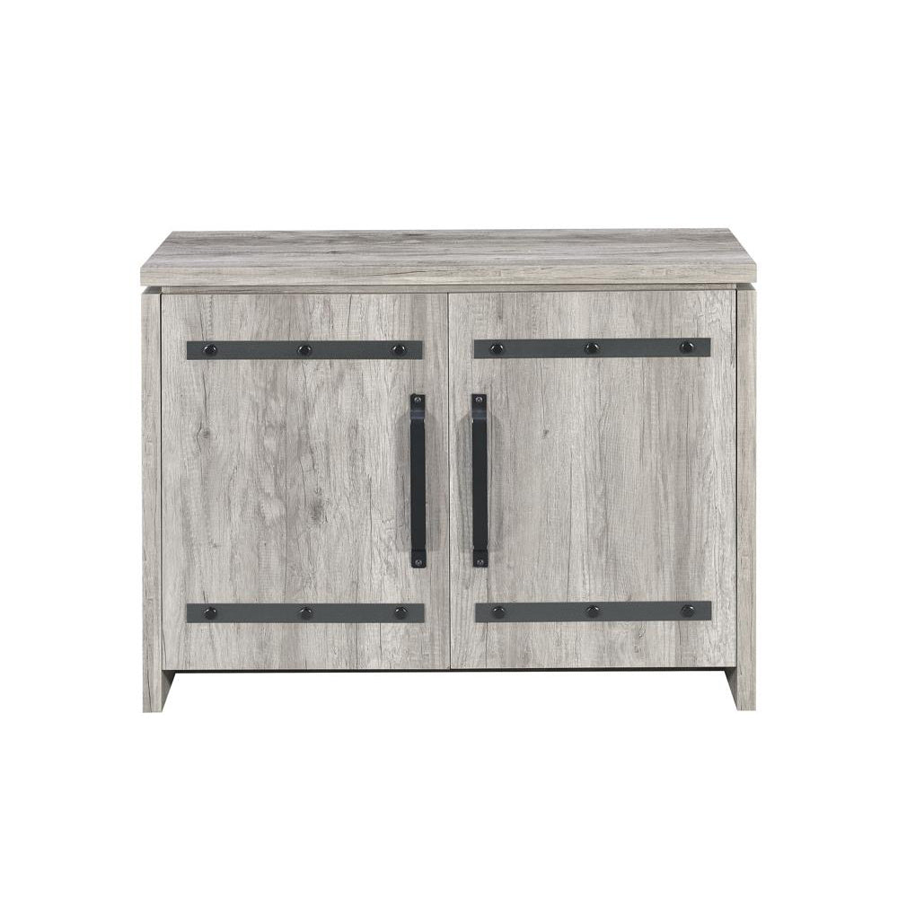 Rivera 2-door Accent Cabinet -  Gray