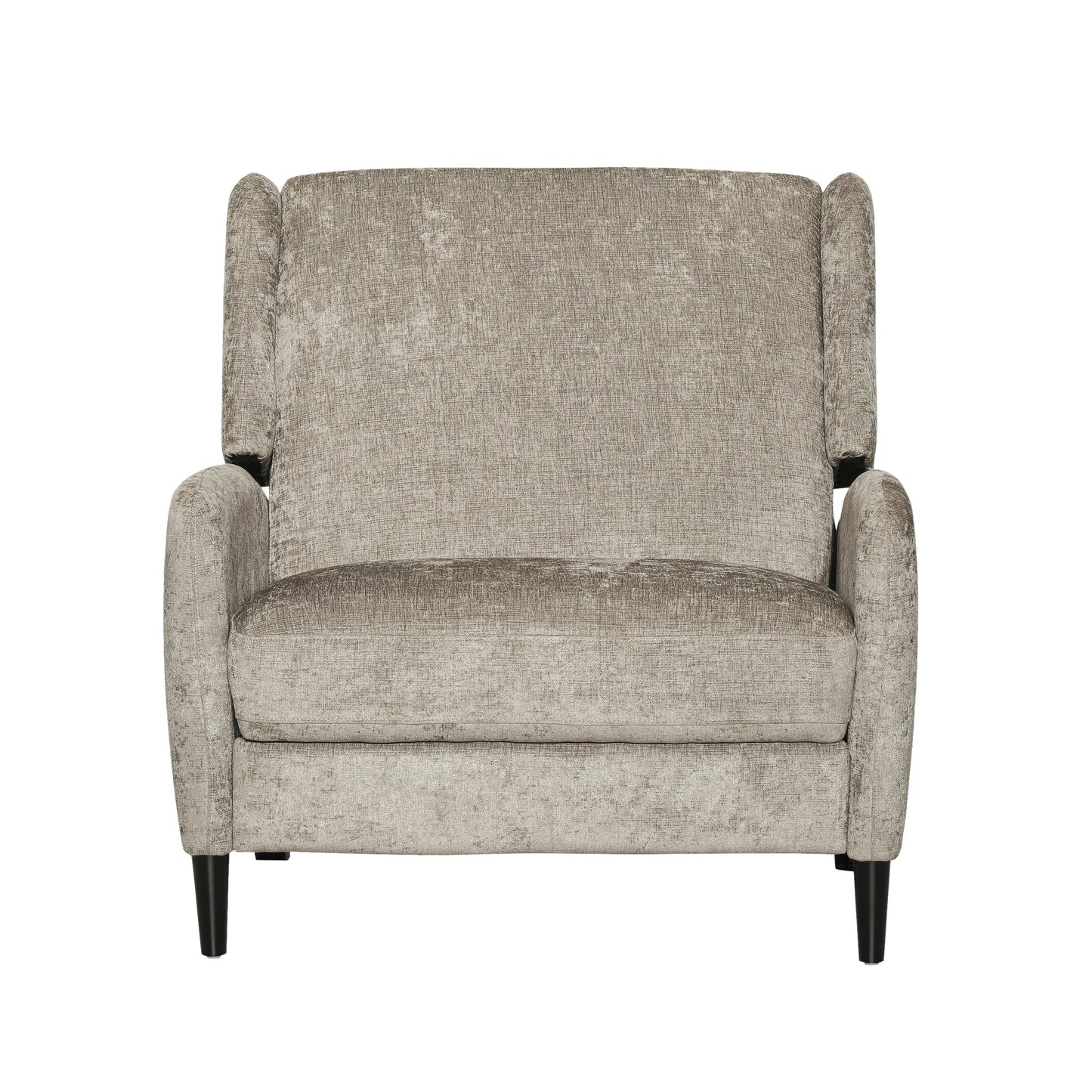 Albion Oversized Fabric Pushback Recliner - Beige