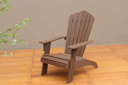 Tomi Patio Polystyrene Adirondack Chair - Brown