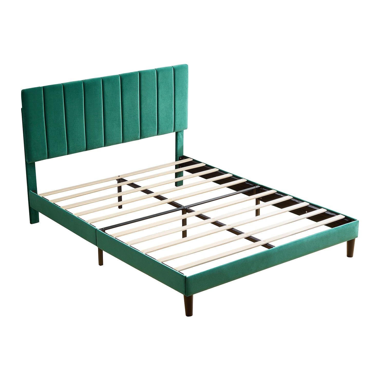 Jay Full Size Platform Bed Frame - Green