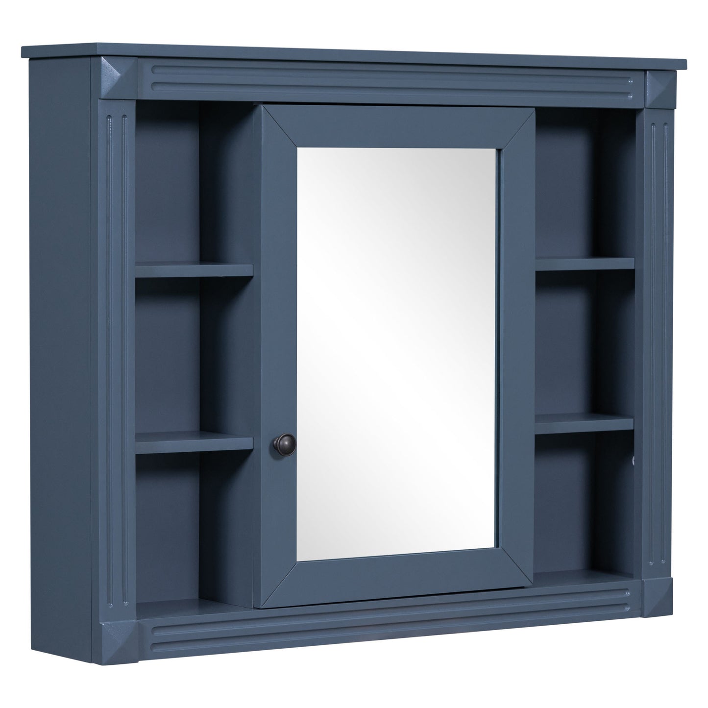 Royal Blue Wall Mounted Bathroom Storage Cabinet