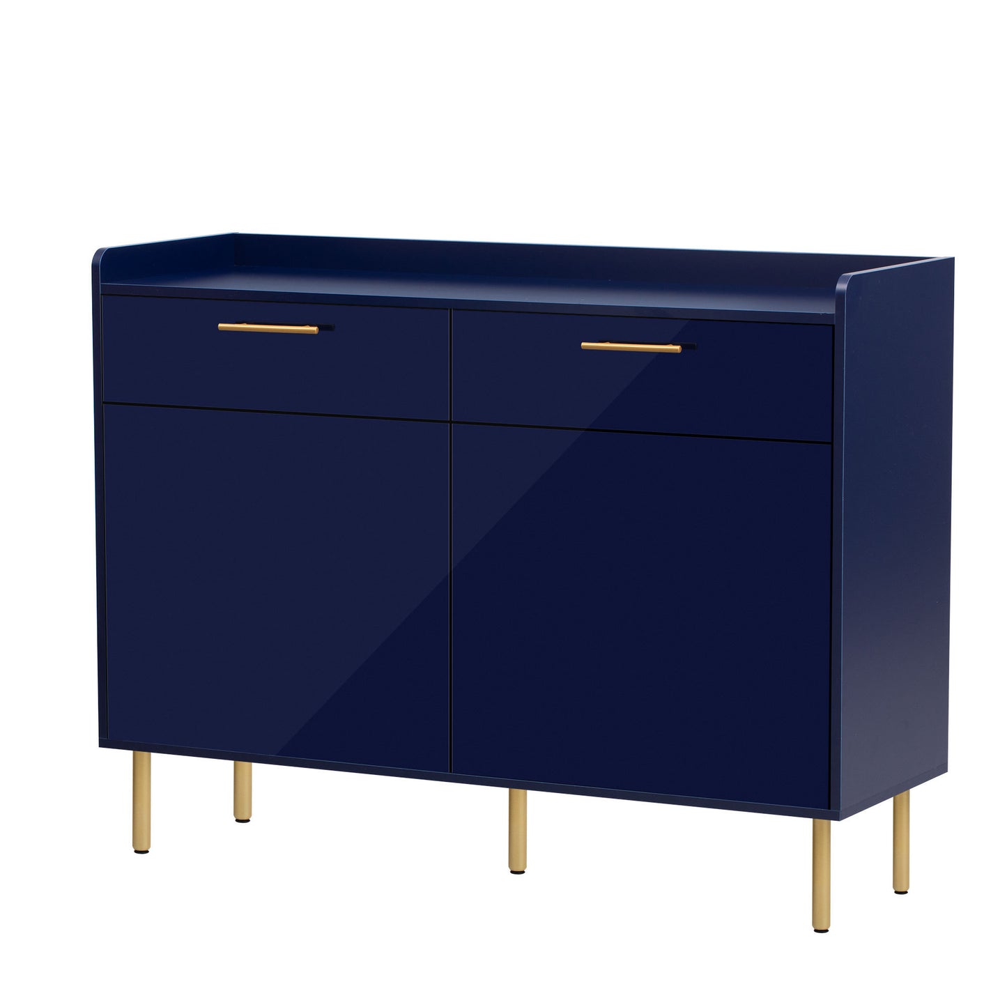 Melo Wooden Storage Cabinet - Navy Blue