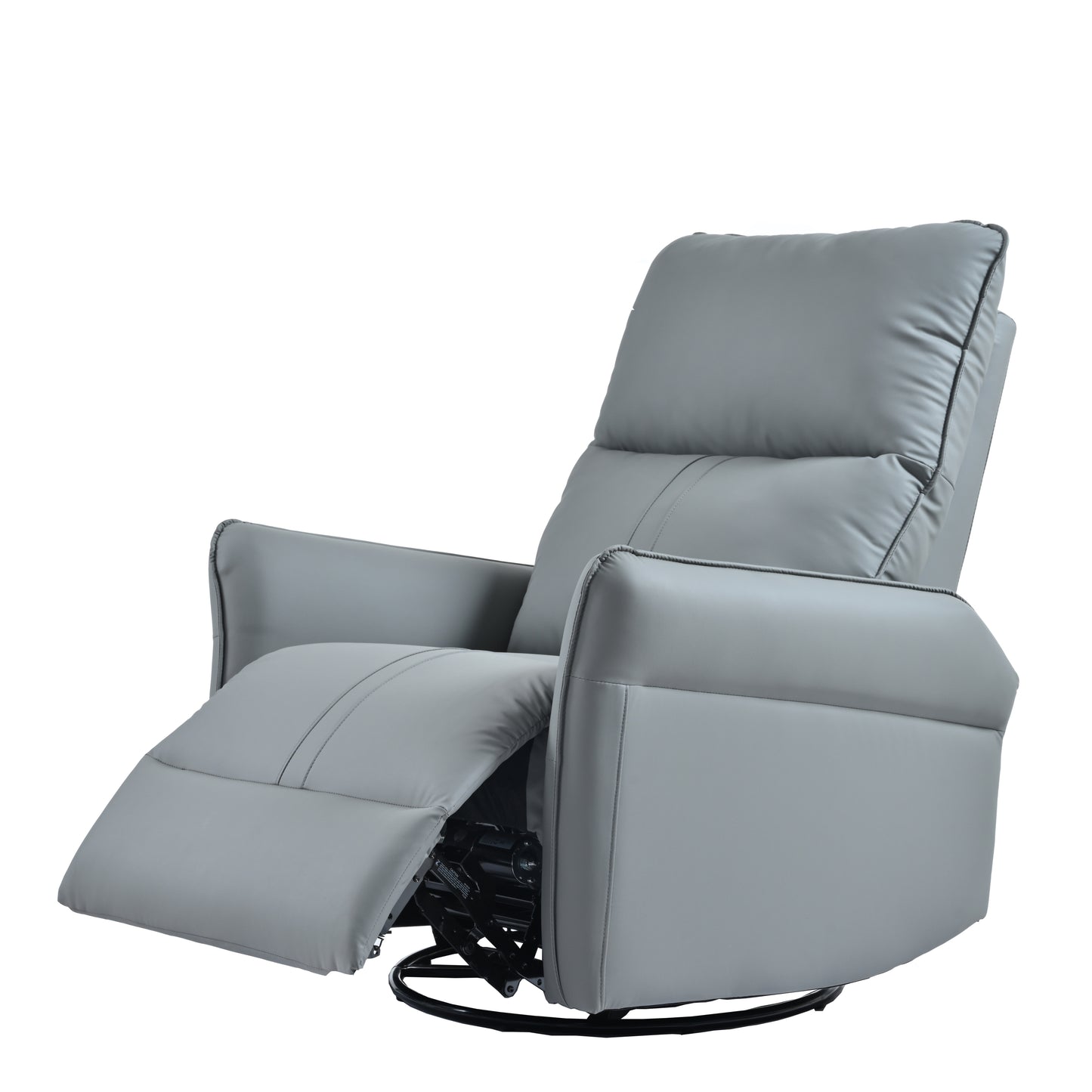 Amos Power Swivel Rocker Recliner Chair - Gray