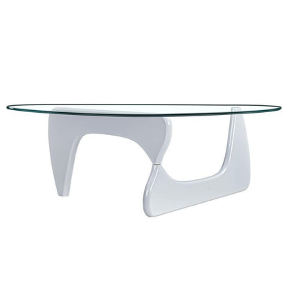 Modern Triangle coffee table - White