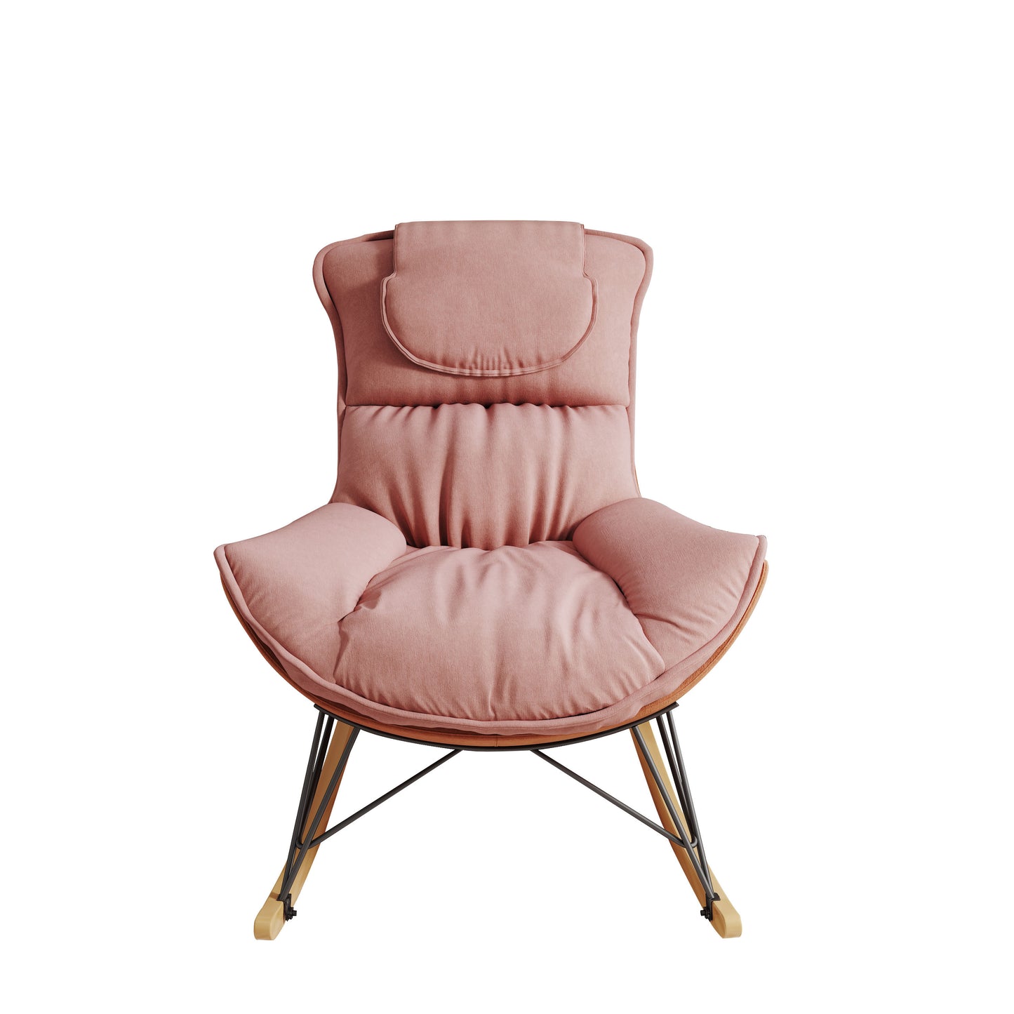 Jasper Sofa Single Rocking Chair - Pink