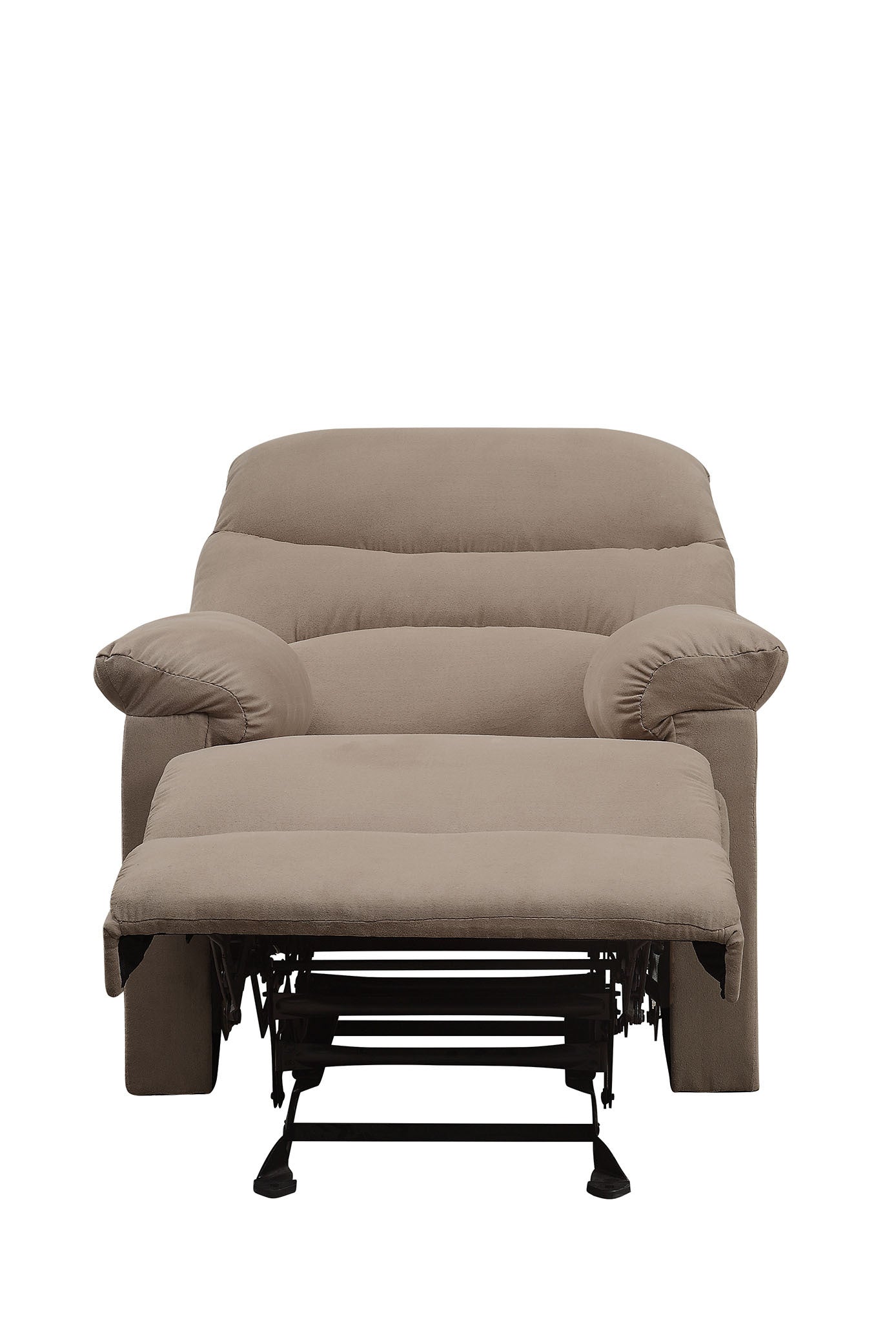 Zamora Glider Recliner with Pillow Top Armrest - Light Brown