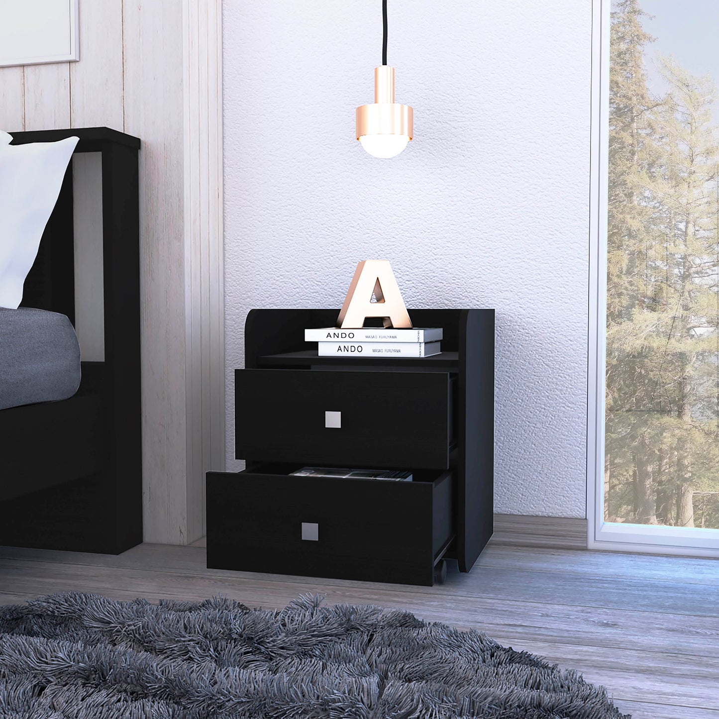 Lakewood Nightstand - Black