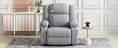 Dawson Power Lift Recliner with Massage - Gray