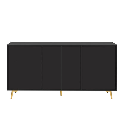 Domie Two-door Storage Cabinet - Black