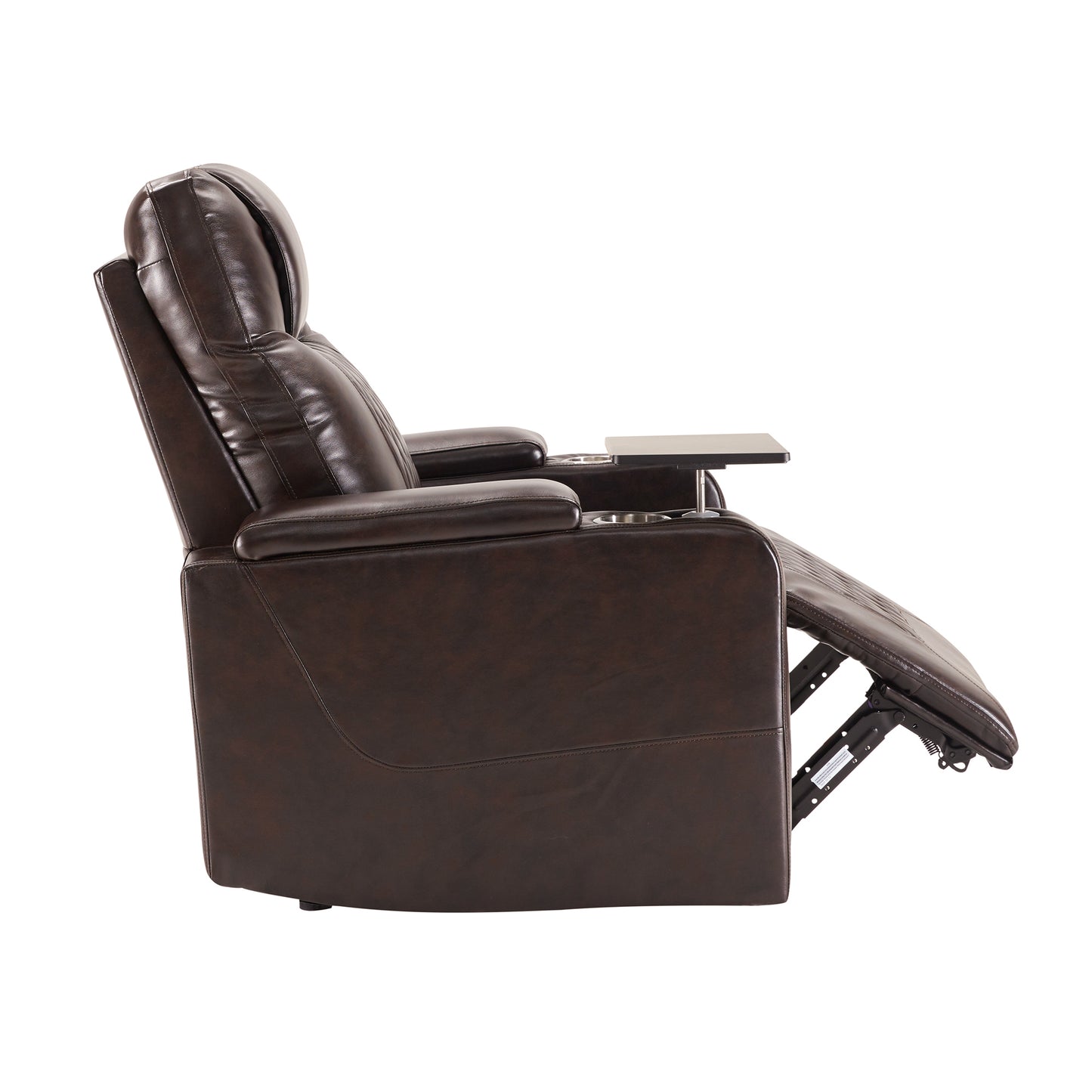 Nest Power Motion Recliner with  360° Swivel Tray - Brown