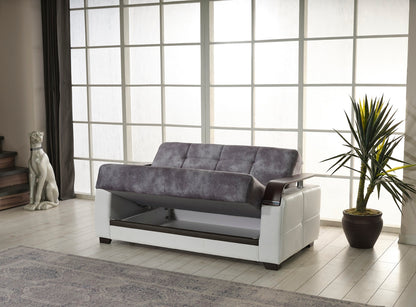 Reginaldo Modern Sleeper Loveseat - Gray