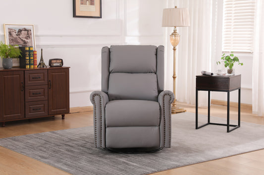 Daniela 360 Swivel Manual Recliner - Gray