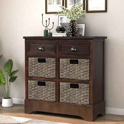 Trex Rustic Storage Cabinet - Espresso