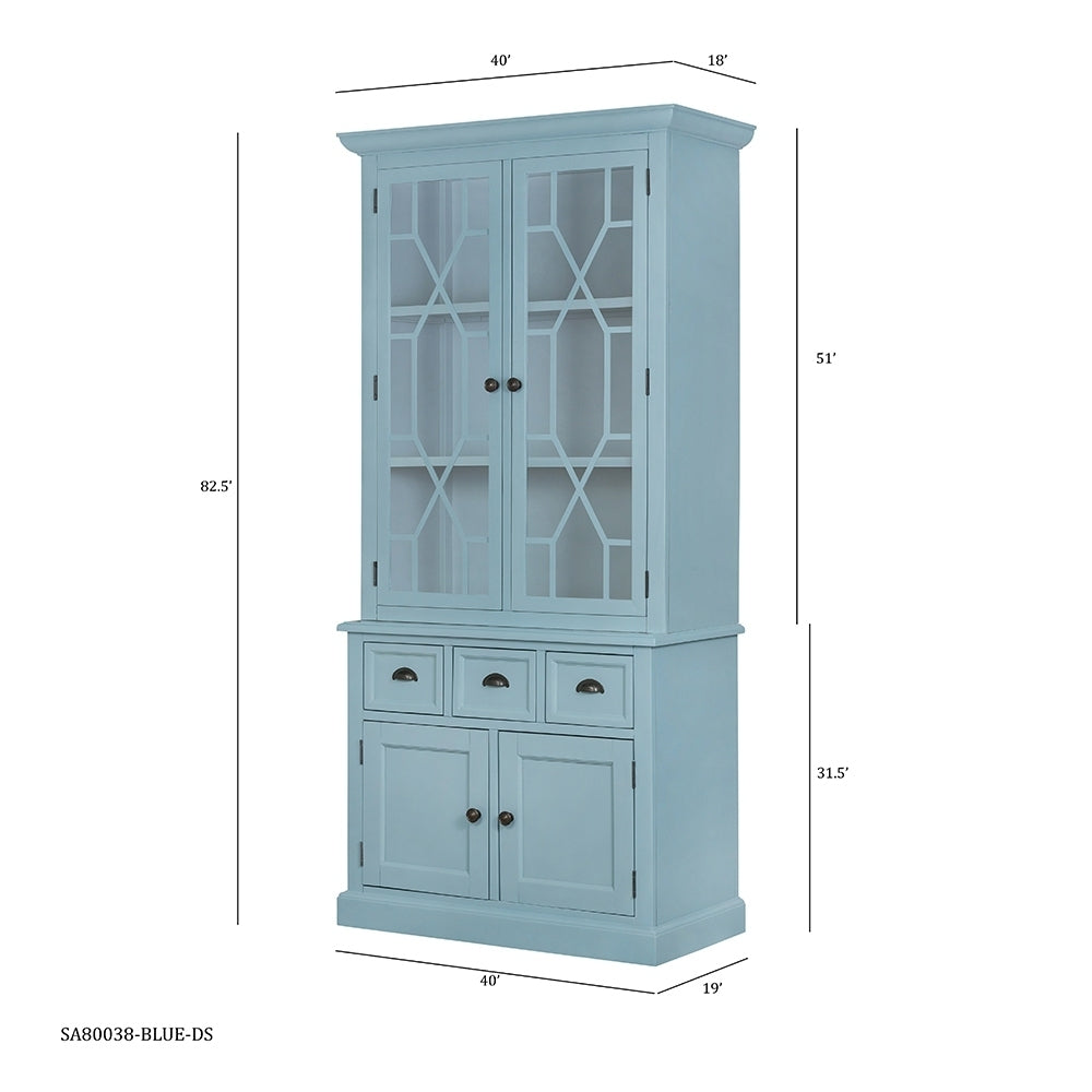 Hatton Cabinet Credenza - Blue