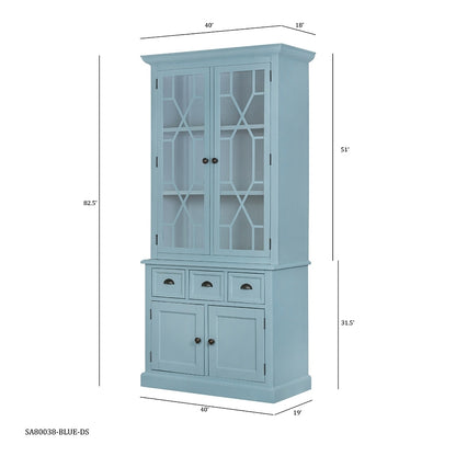 Hatton Cabinet Credenza - Blue