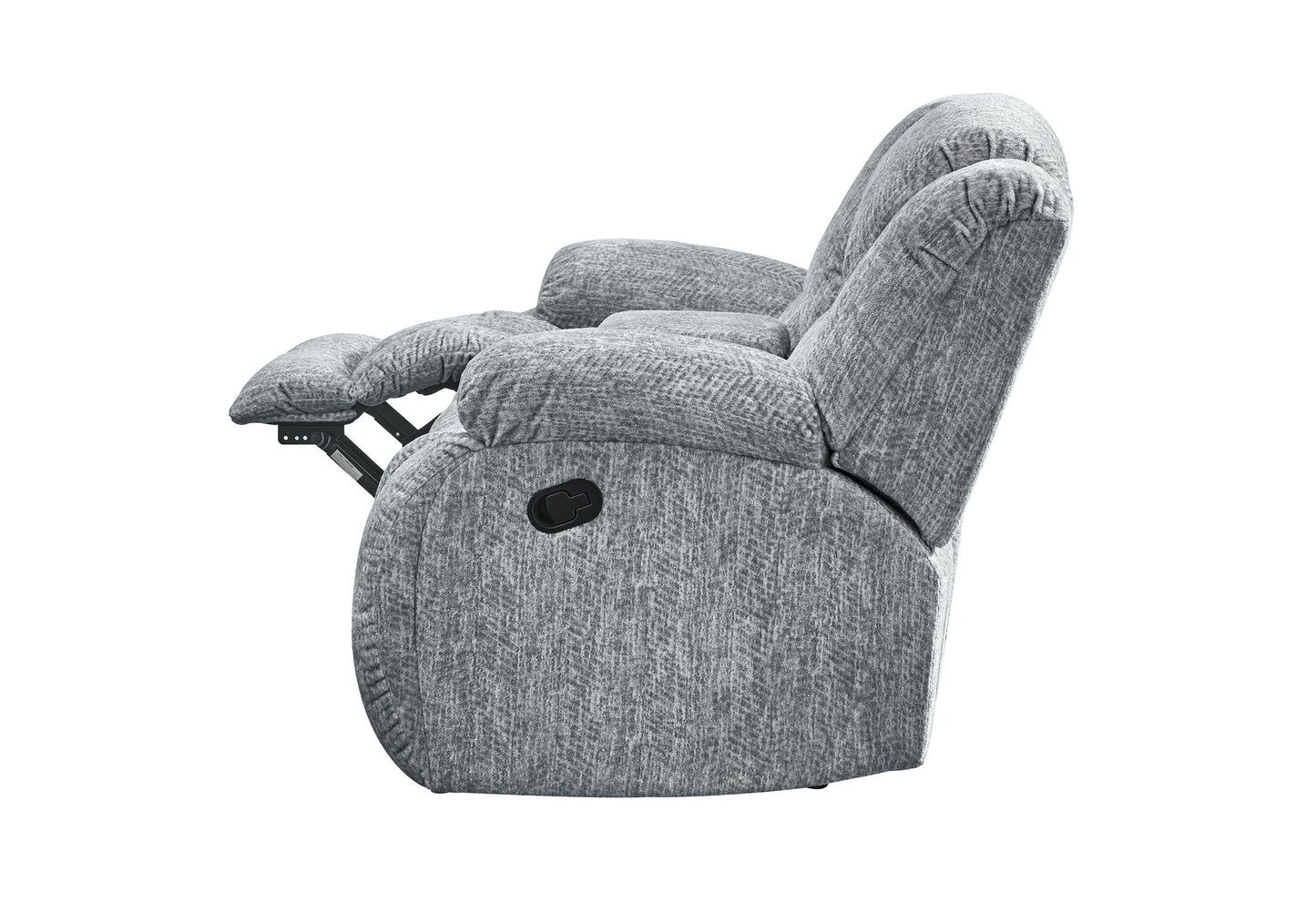 Stonic Recliner Console Loveseat - Gray