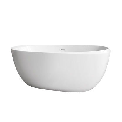 Mody 67" Acrylic Freestanding  Soaking Bathtub - Gloss White