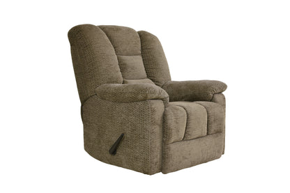 Weston Chenille Fabric  Reclining Chair - Brown