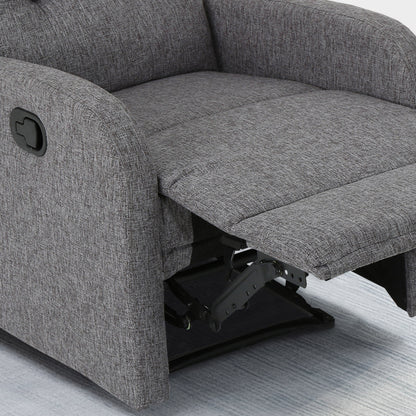 Flora Manual Recliner Chair - Charcoal