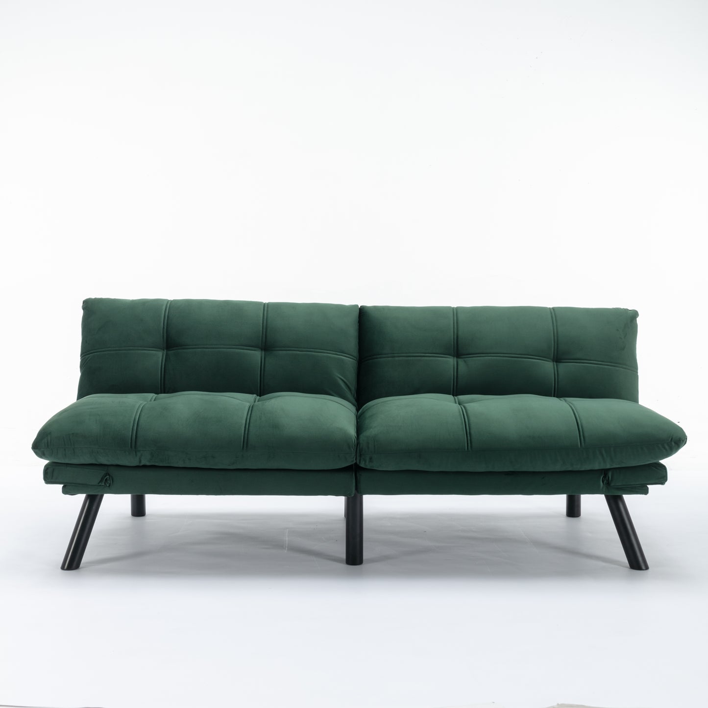 Vega Convertible Folding Modern Sofa Bed - Emerald