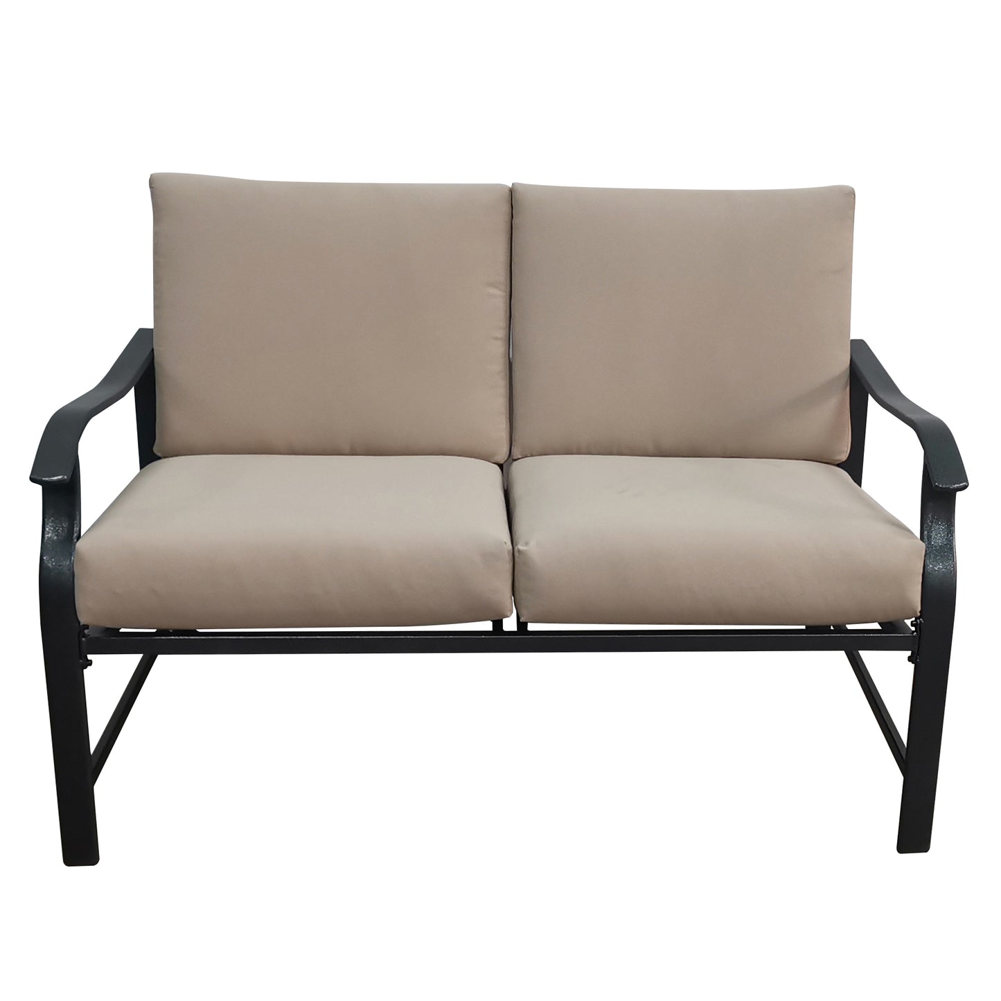 Francisco 5 Pc Outdoor Patio Loveseat Set - Brown