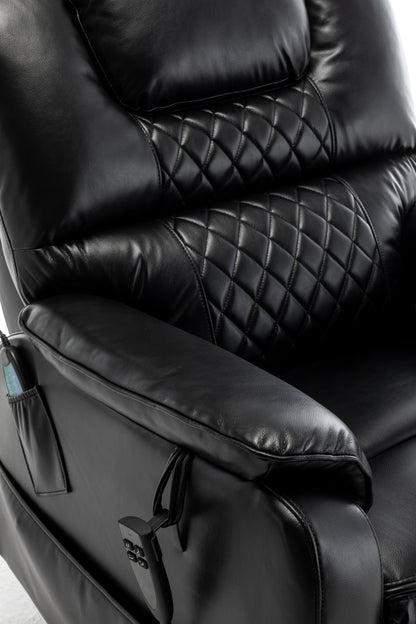 Eriga Power Lift Recliner Chair (180 degree lying flat) - Black