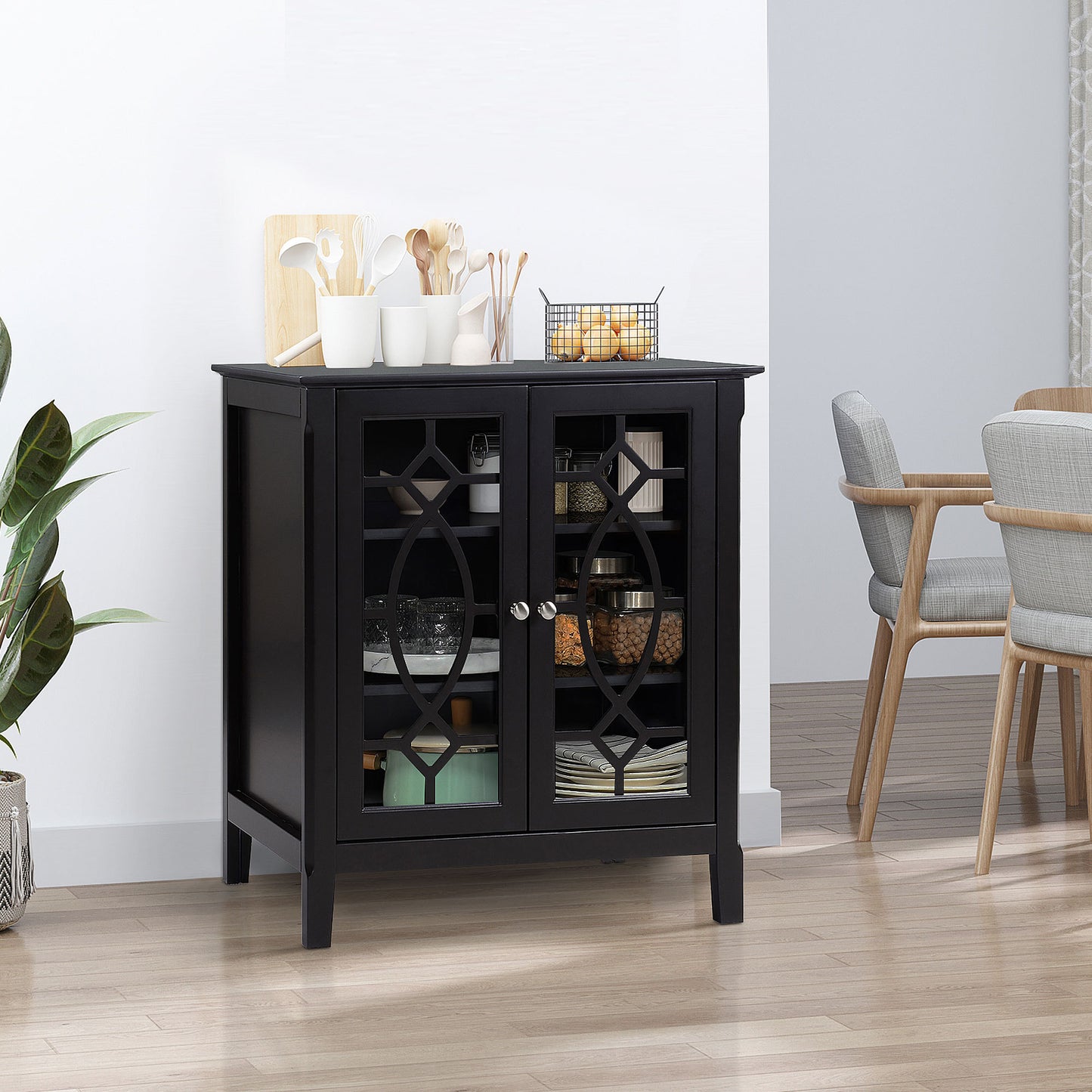 Vanessa Sideboard Buffet Cabinet - Espresso