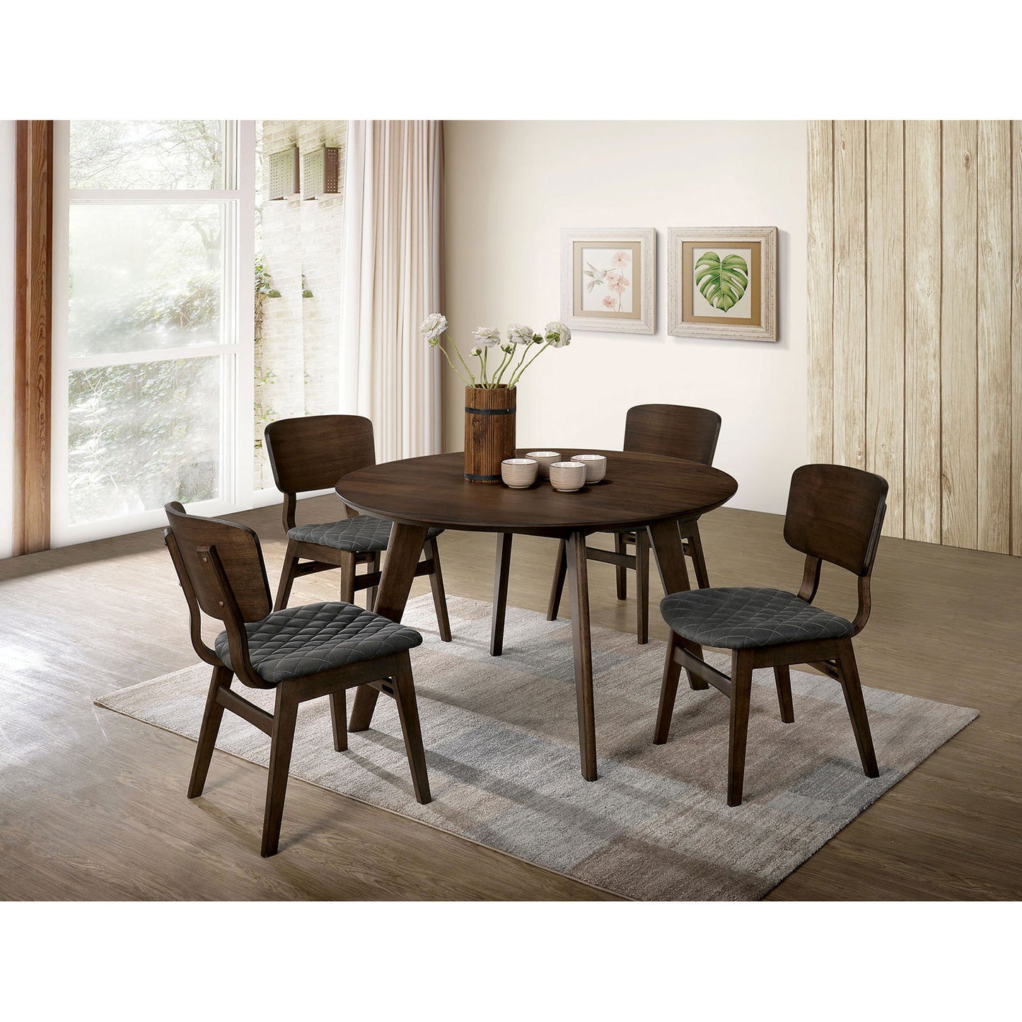 Parker Dining Chair (Set of 2)- Walnut