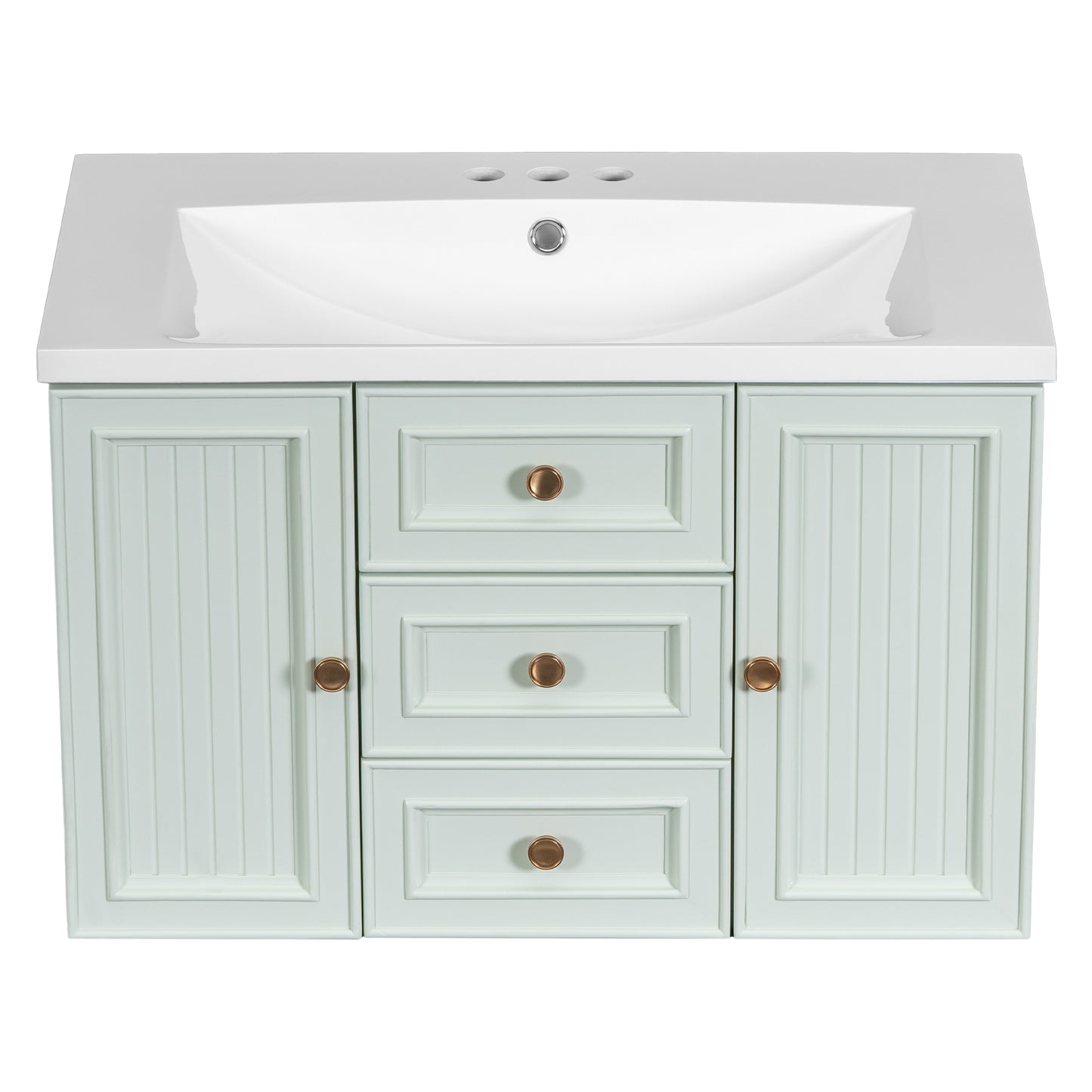 Greenwood Wall Mounted Bathroom Vanity