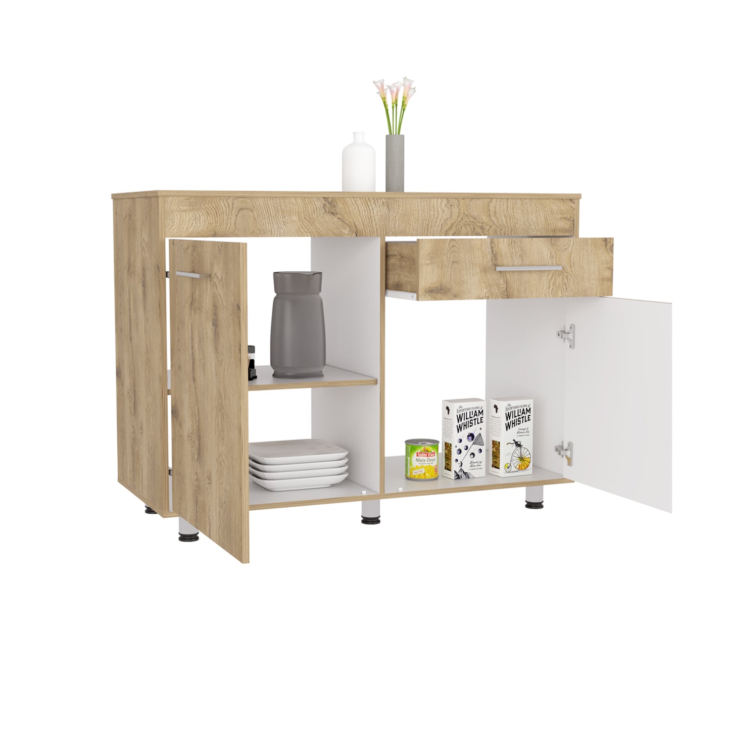 Orion Utility Base Cabinet - Macadamia