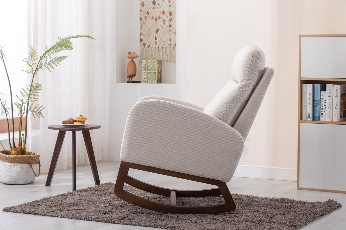 Frazer Rocking Chair - Beige