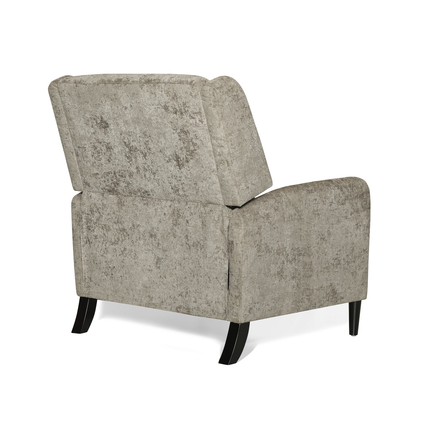 Albion Oversized Fabric Pushback Recliner - Beige