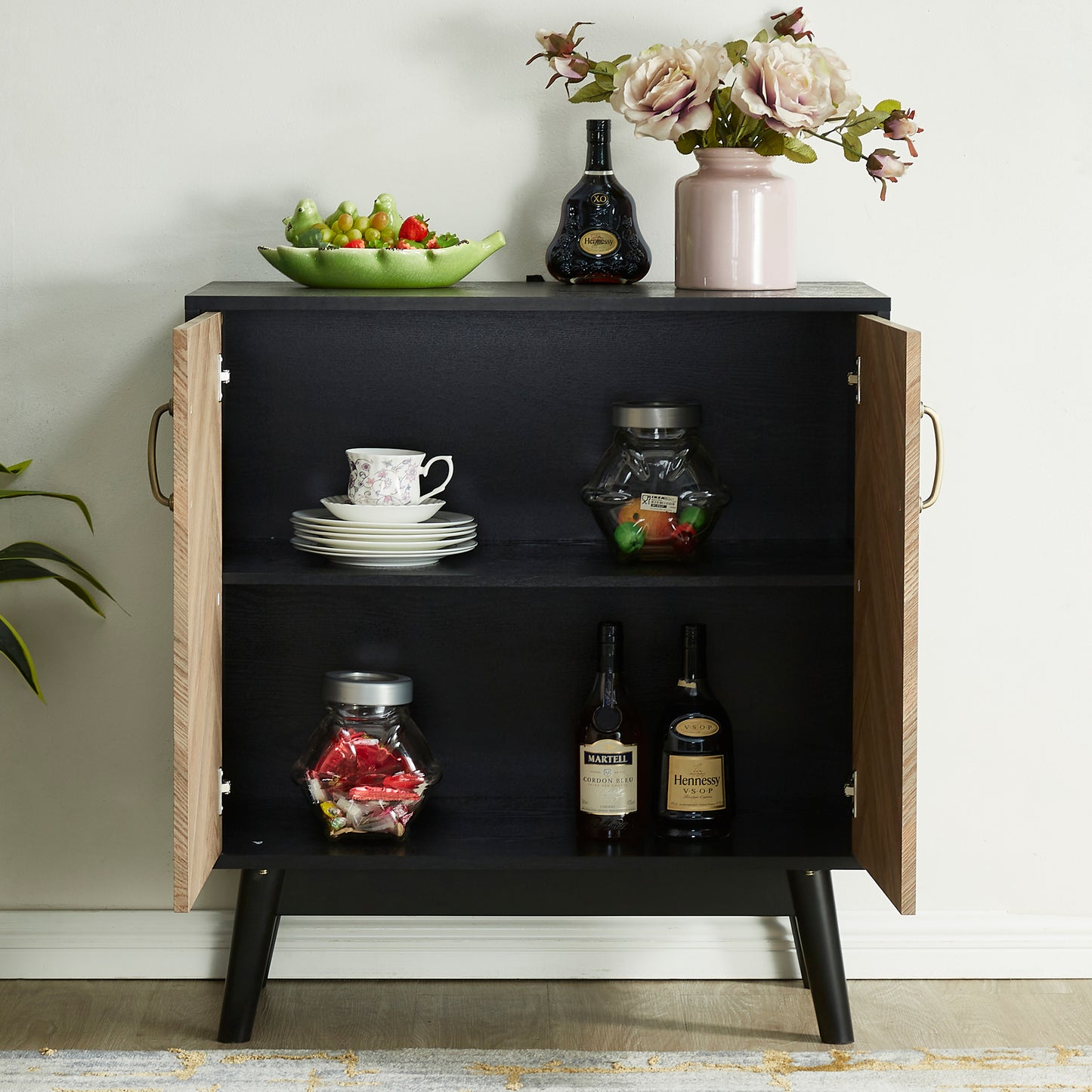 Pearl Sideboard Cabinet with Adjustable Height Shelves