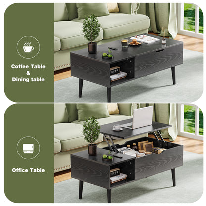 Hanna Lift Top Coffee Table - Black