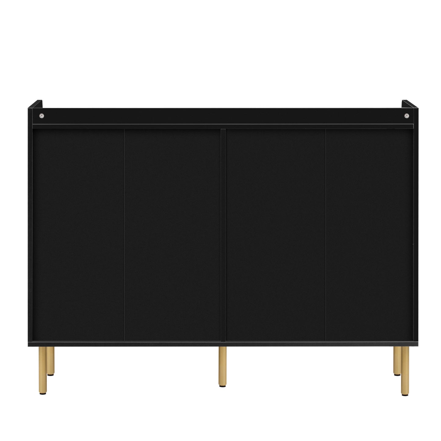 Melo Wooden Storage Cabinet - Black