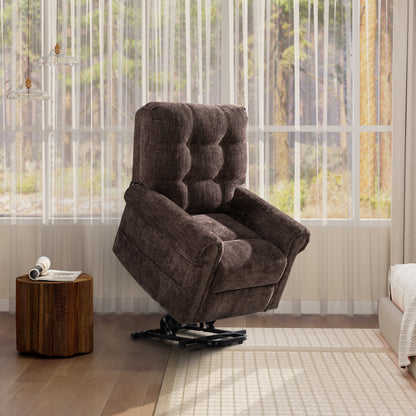 Irwin Power Lift Recliner Chair - Brown