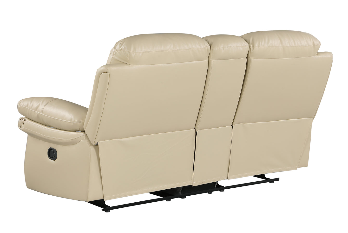 Rowan Reclining Console Loveseat - Beige