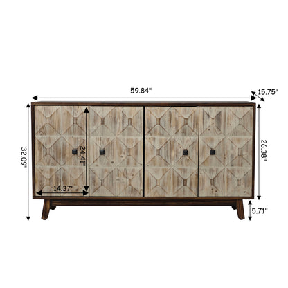 Rasco Sideboard Storage Cabinet - Natural