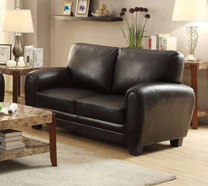 Retro Loveseat - Black