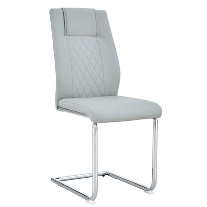 Skye Dining Chair Metal Leg (Set of 6) - Light Gray